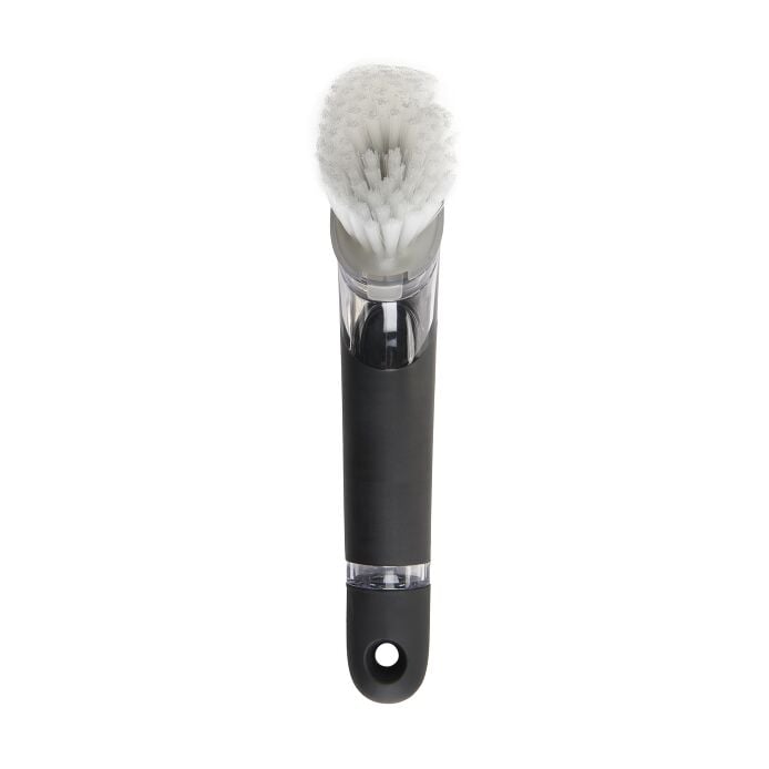 Steel Soap Dispensing Dish Brush N3