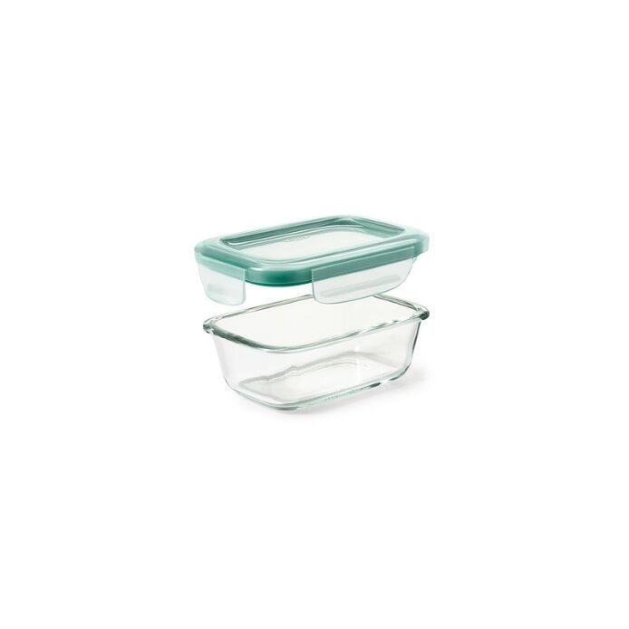 OXO Good Grips 1.6 Cup Smart Seal Glass Rectangle Container T2