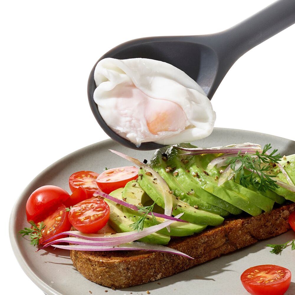 OXO Good Grips Silicone Slotted Spoon - Peppercorn L7