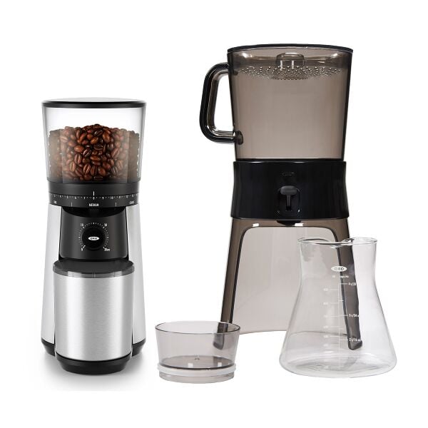 Cold Brew Coffee Maker & Conical Burr Coffee Grinder Bundle O5