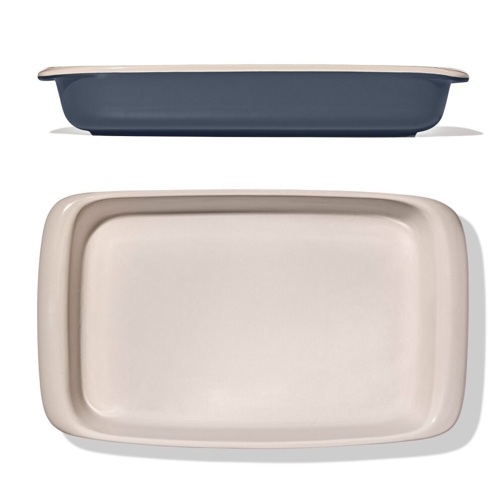 3 Qt Rectangular Stoneware Baking Dish N9