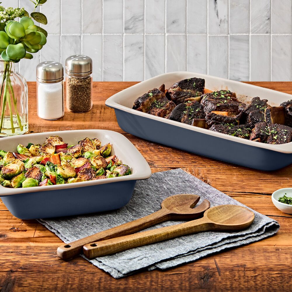 2 Qt Square Stoneware Baking Dish S9