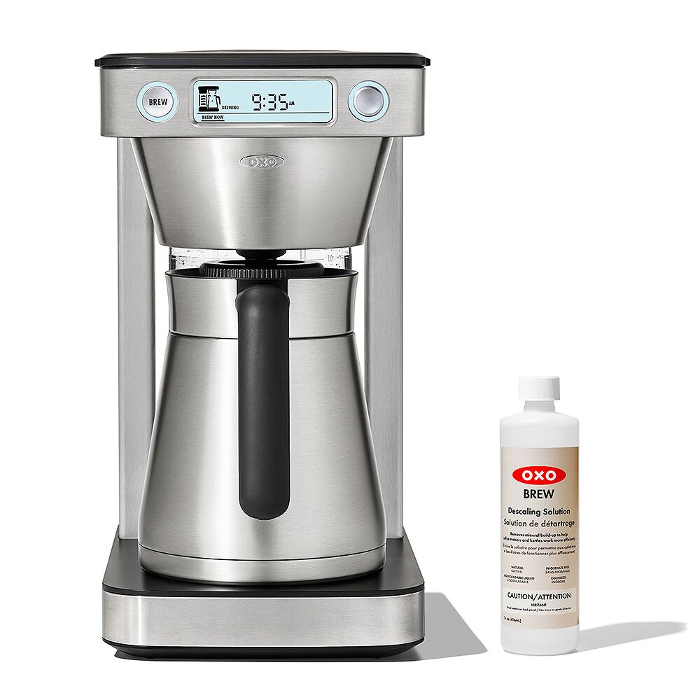 12-Cup Coffee Maker with Podless Single-Serve Function & Descaling Solution Bundle H8