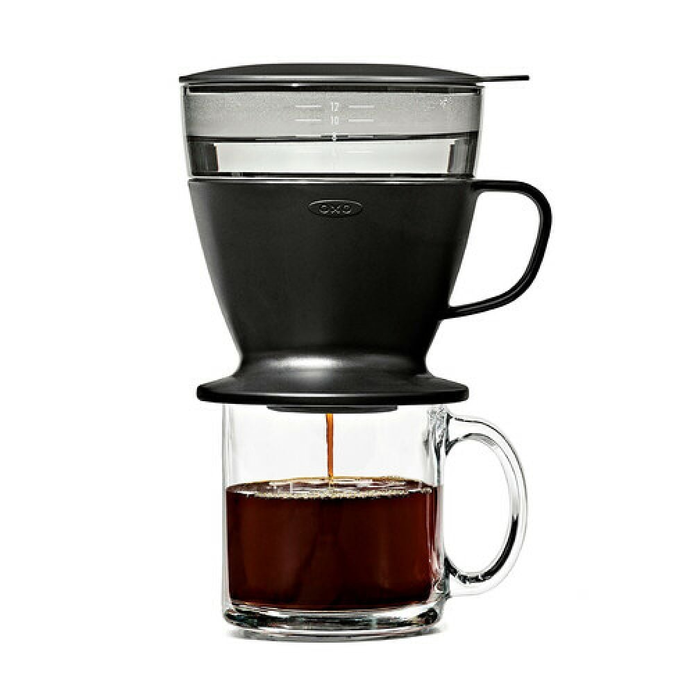 Pour Over Coffee Maker with Water Tank - Matte Black R8