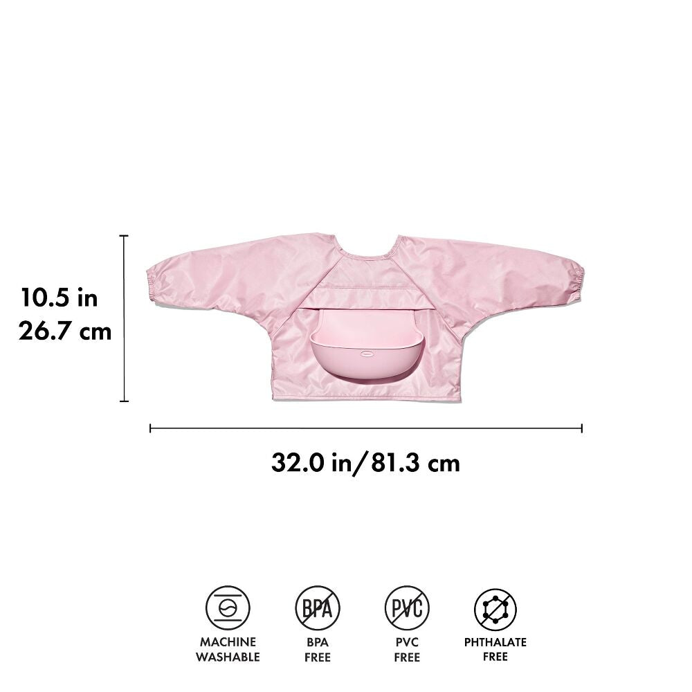 Sleeved Roll-Up Bib - Blossom U0