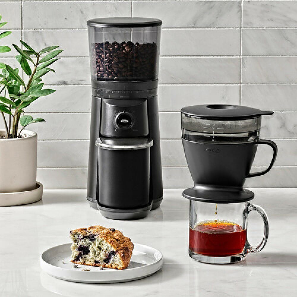 Pour Over Coffee Maker with Water Tank - Matte Black R8