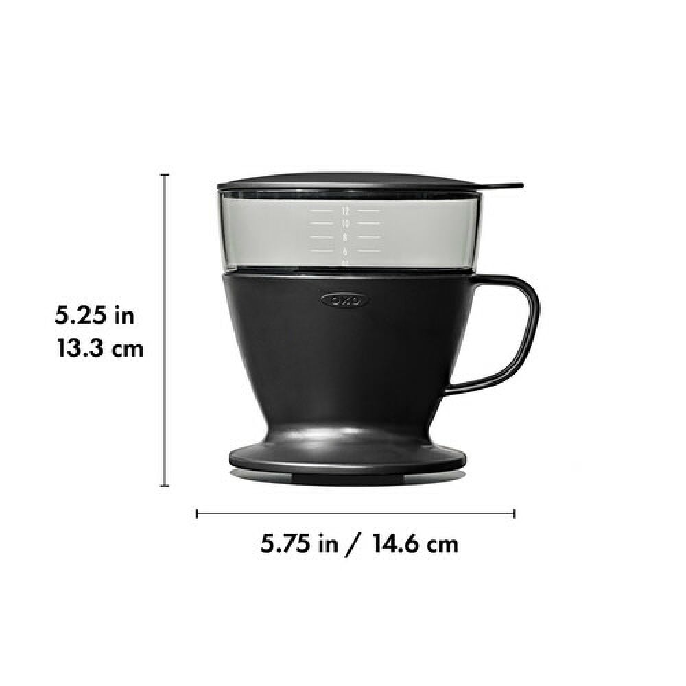 Pour Over Coffee Maker with Water Tank - Matte Black R8