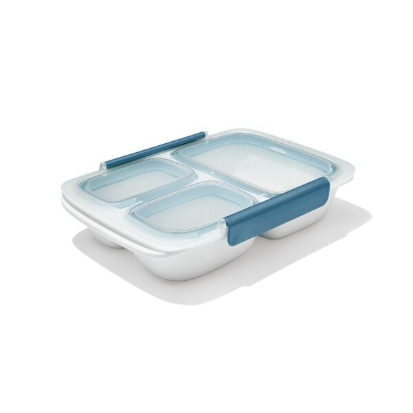 Prep & Go 4.1-Cup Divided Container - Ocean Blue W5