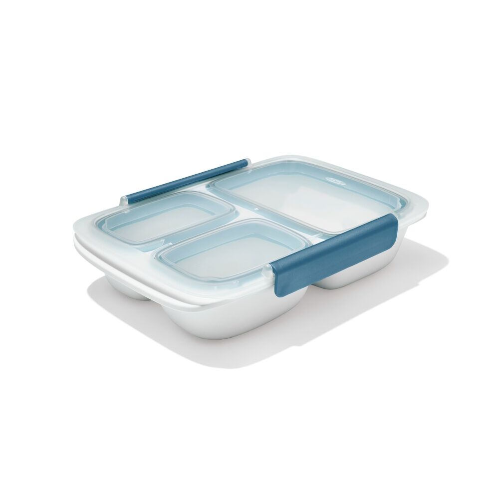 Prep & Go 4.1-Cup Divided Container - Ocean Blue W5