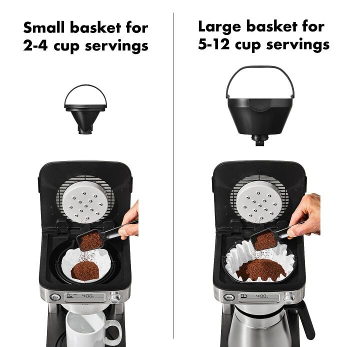 12-Cup Coffee Maker with Podless Single-Serve Function O7