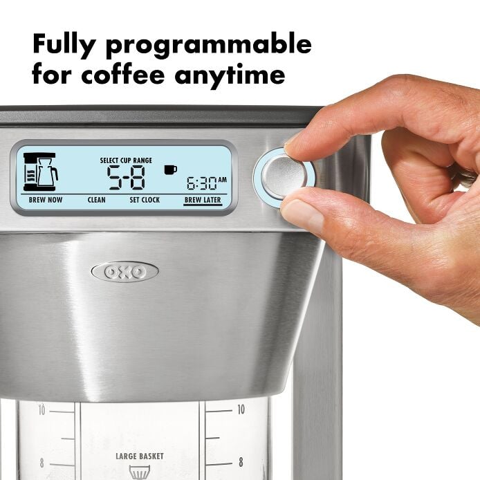 12-Cup Coffee Maker with Podless Single-Serve Function O7