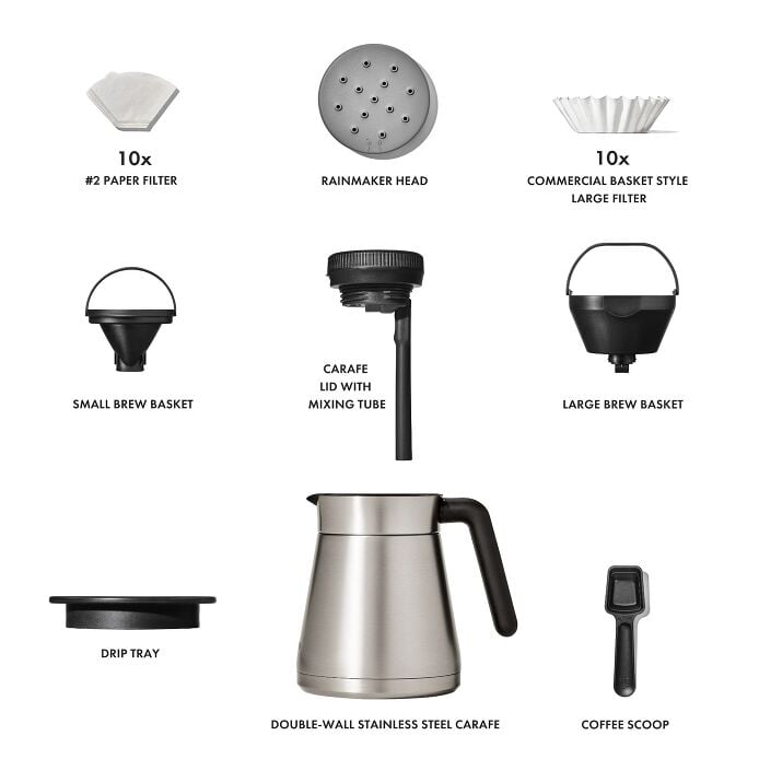 12-Cup Coffee Maker with Podless Single-Serve Function J9