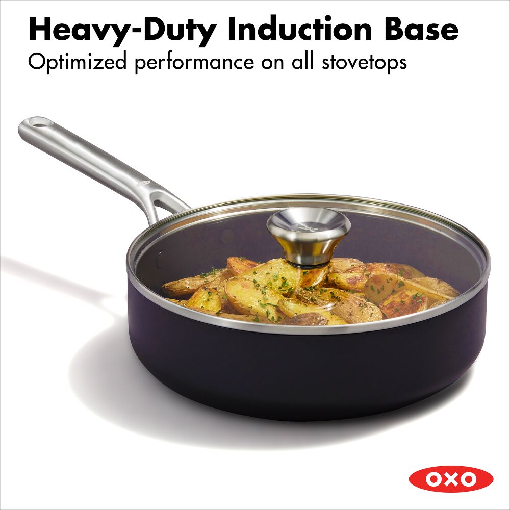 Ceramic Professional Non-Stick 3-Quart Sauté Pan with Lid G3