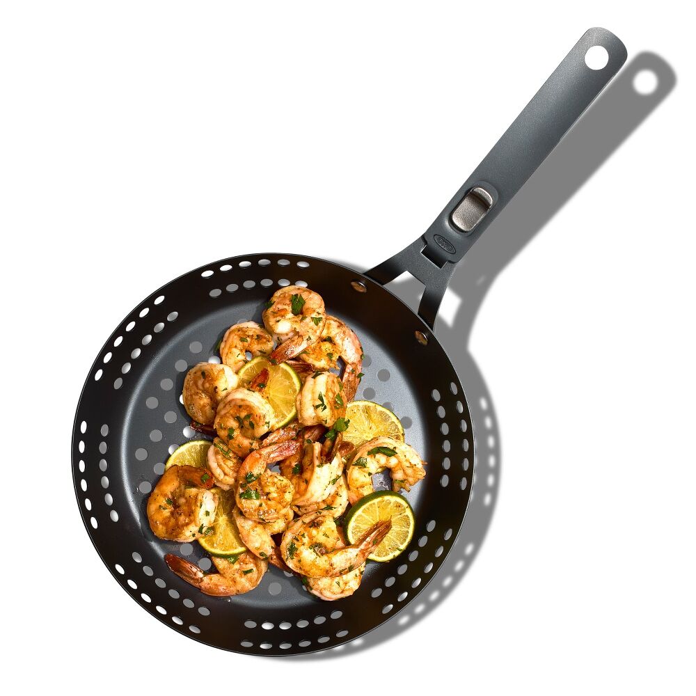 Outdoor 10" Perforated Carbon Steel Pan I5