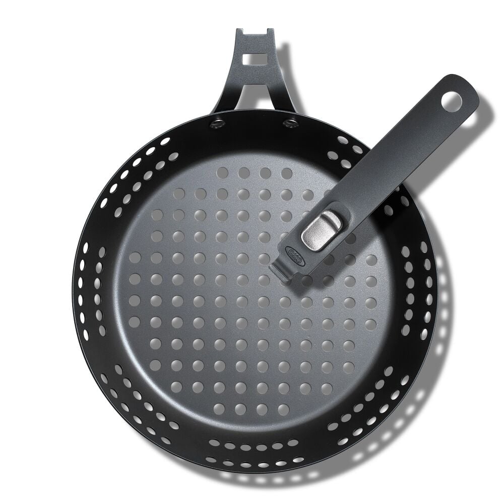 Outdoor 10" Perforated Carbon Steel Pan I5