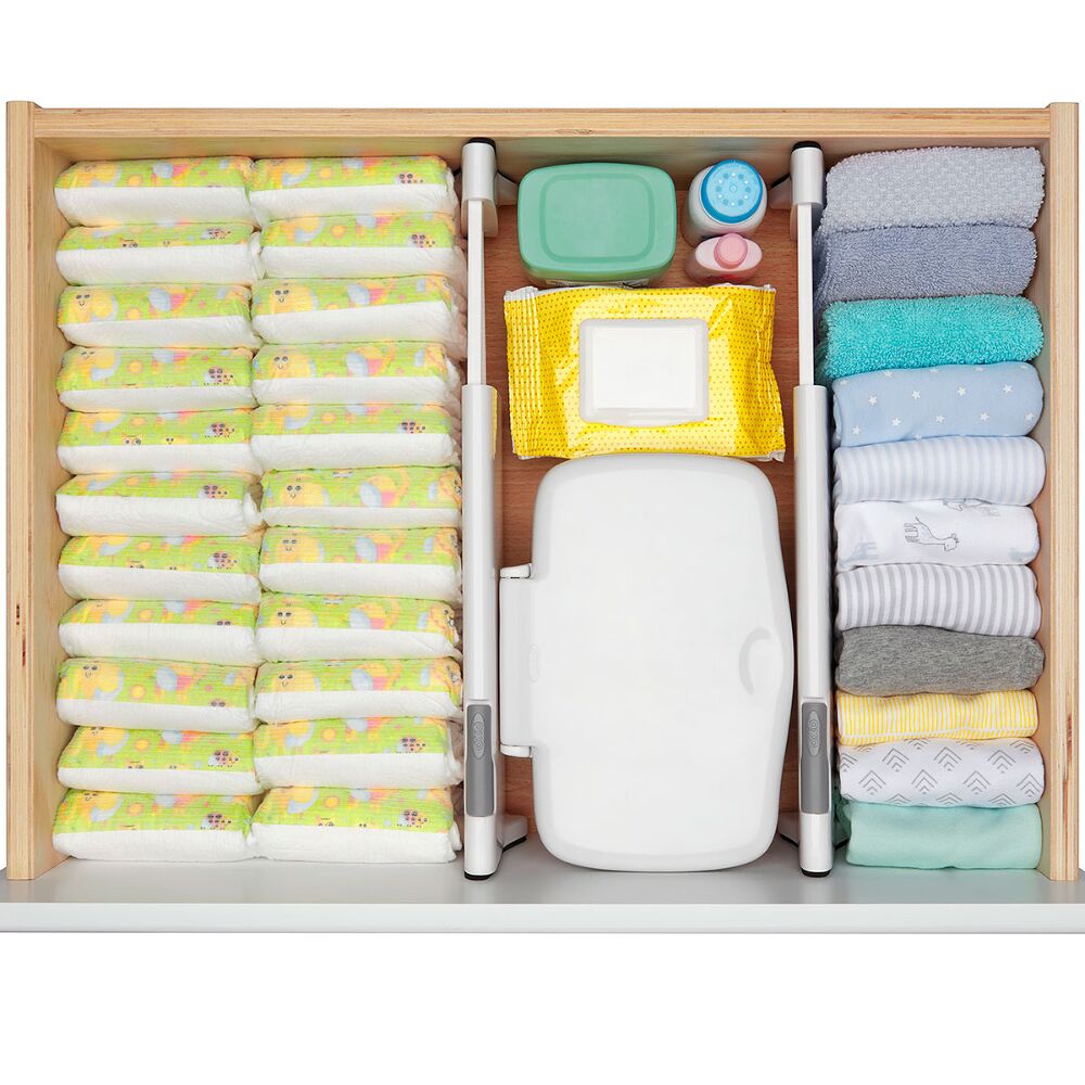 OXO TOT Expandable Dresser Drawer Divider - 4 Pack M5