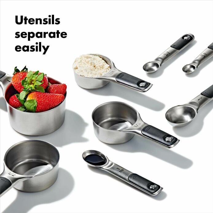 Stainless Steel Measuring Cups and Spoons Set P2