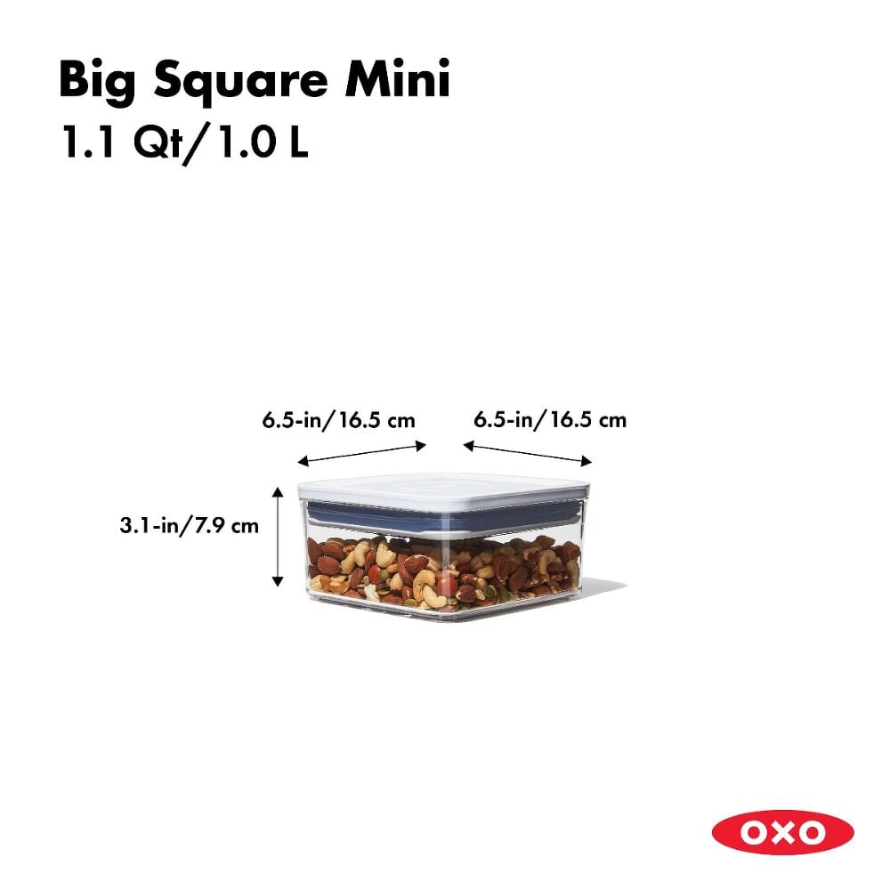 POP Container - Big Square Mini (1.1 Qt.) W1