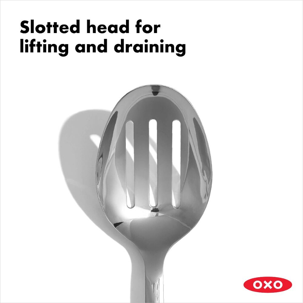 Stainless Steel Slotted Spoon E5