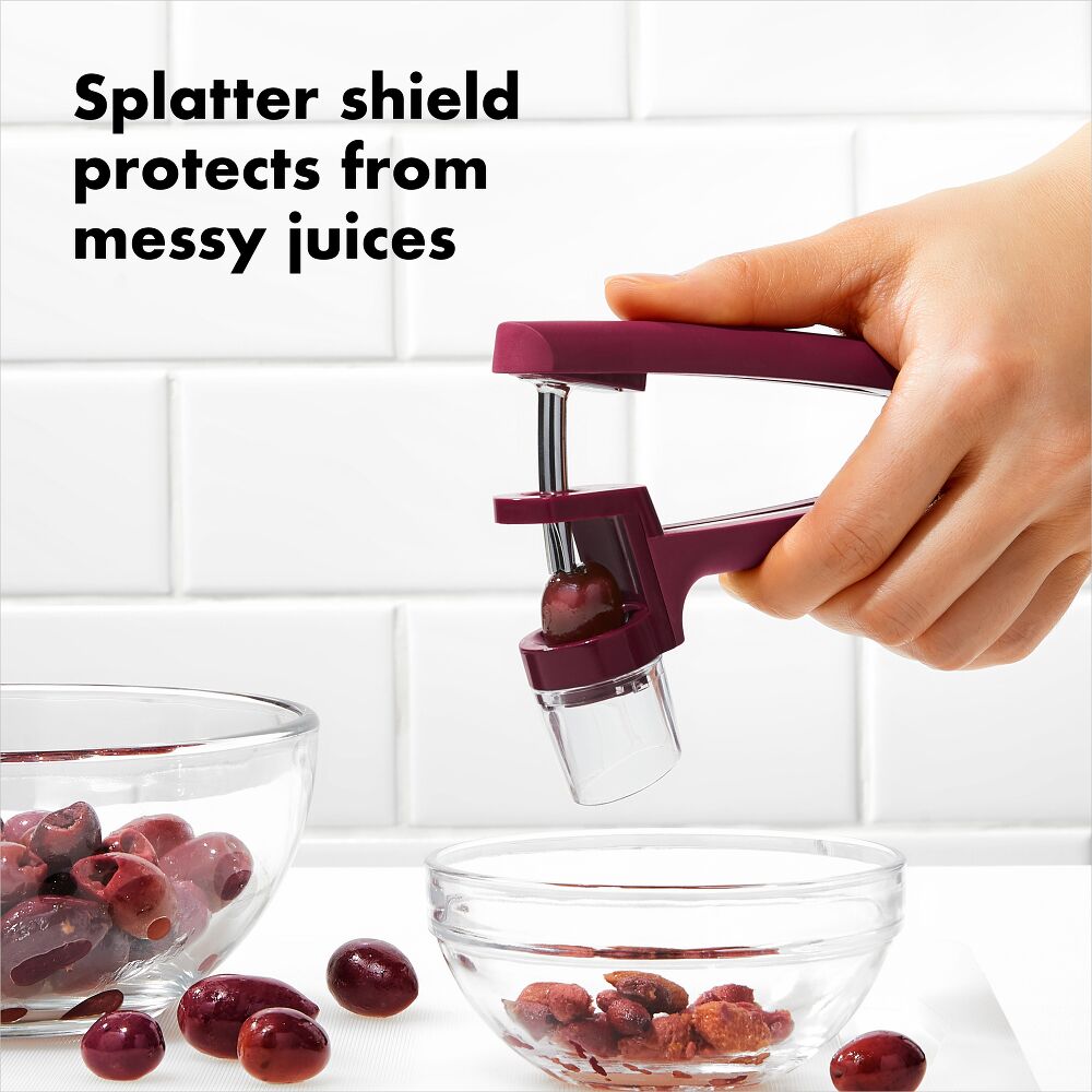 OXO Good Grips Cherry & Olive Pitter - Beet F2