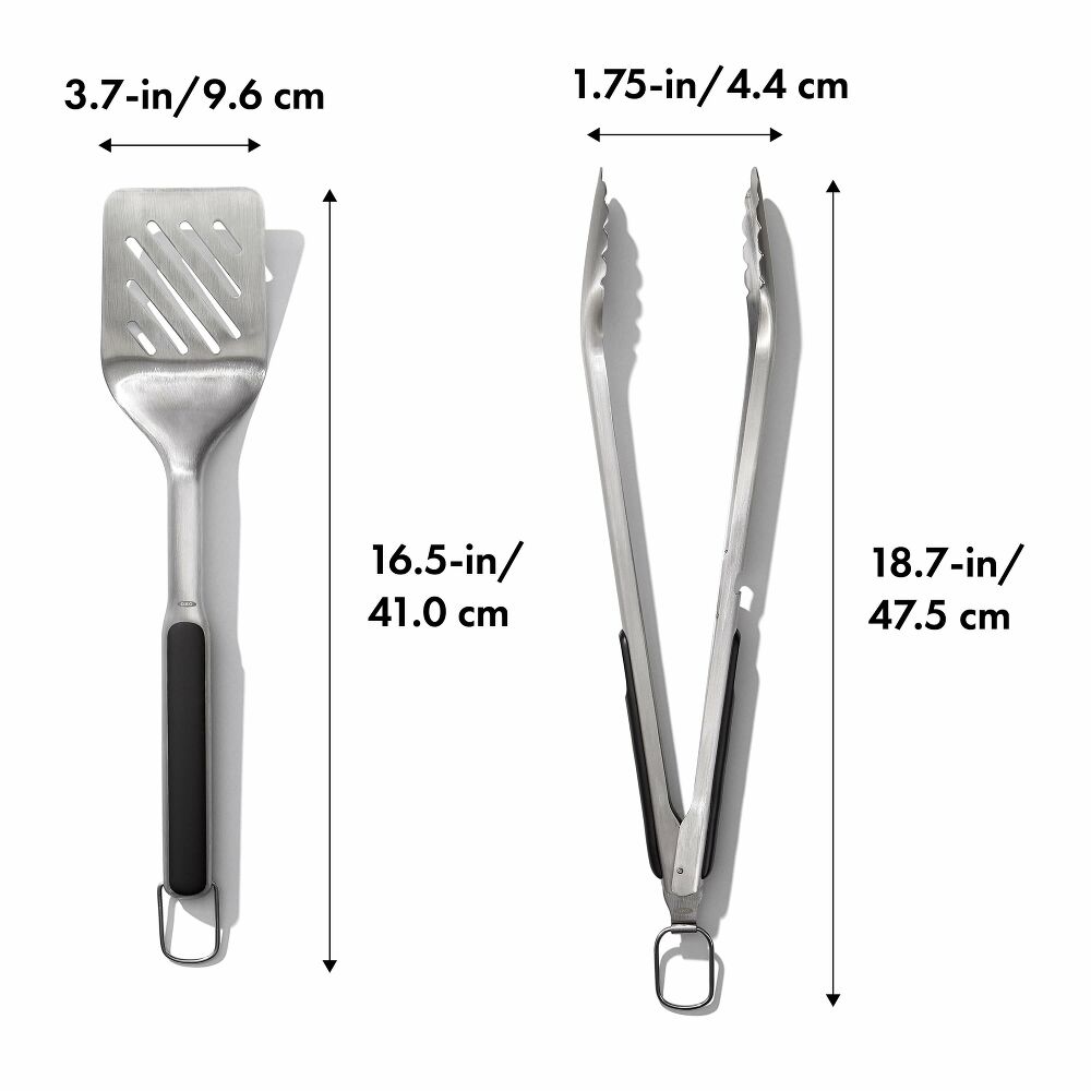 OXO Good Grips Grilling Turner and Tongs Set T5