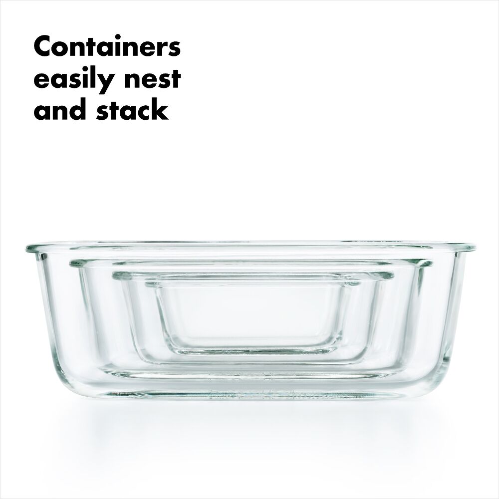 16 Piece Glass Smart Seal Everyday Container Set J6