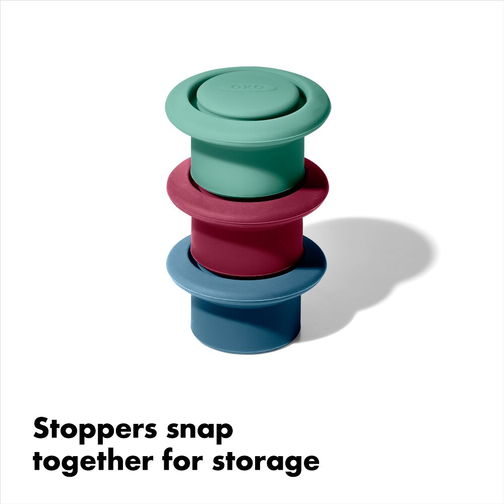 OXO Good Grips Silicone Wine Stoppers E8