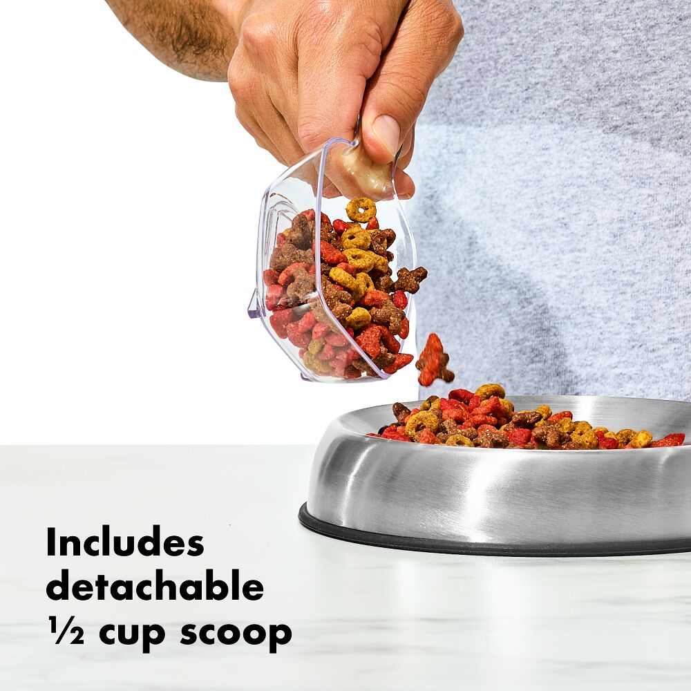 OXO Good Grips Pet POP Container – 6.0 Qt/5.7 L with Half Scoop O4