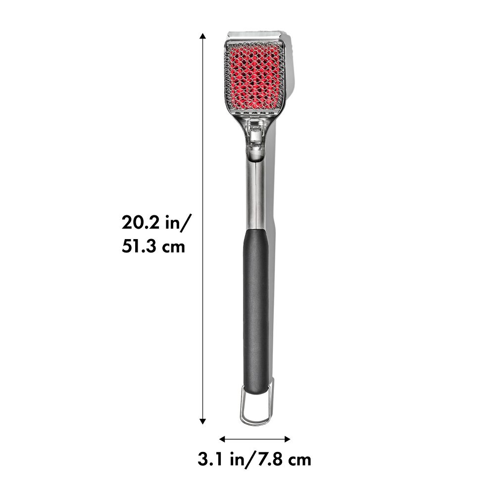 Coiled Grill Brush With Replaceable Head L9