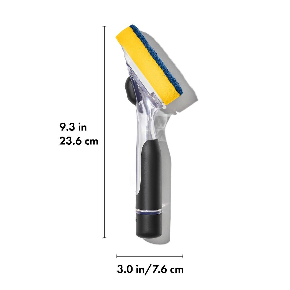 Soap Dispensing Dish Scrub F9