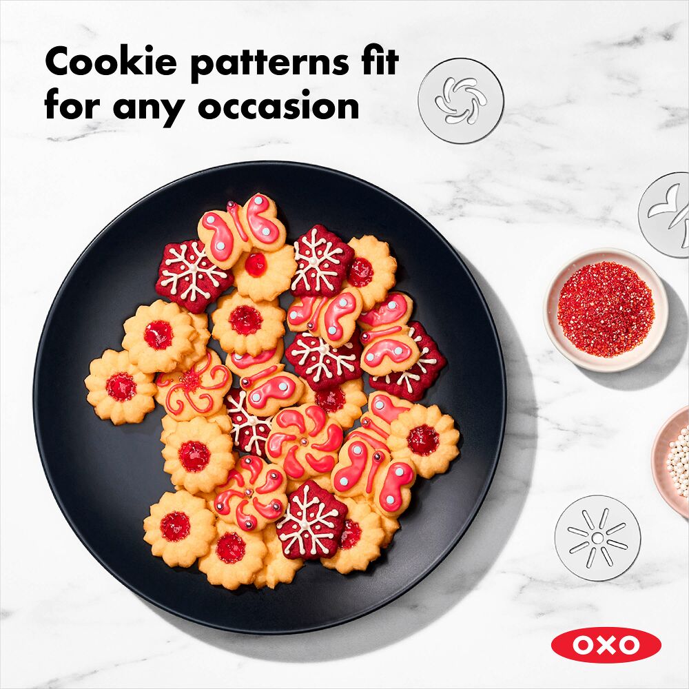 14-Piece Cookie Press Set A6