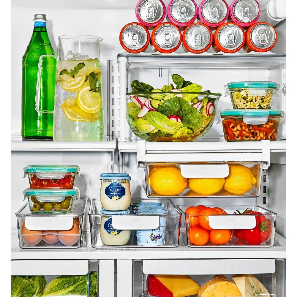 Adjustable Refrigerator Storage Bin U0