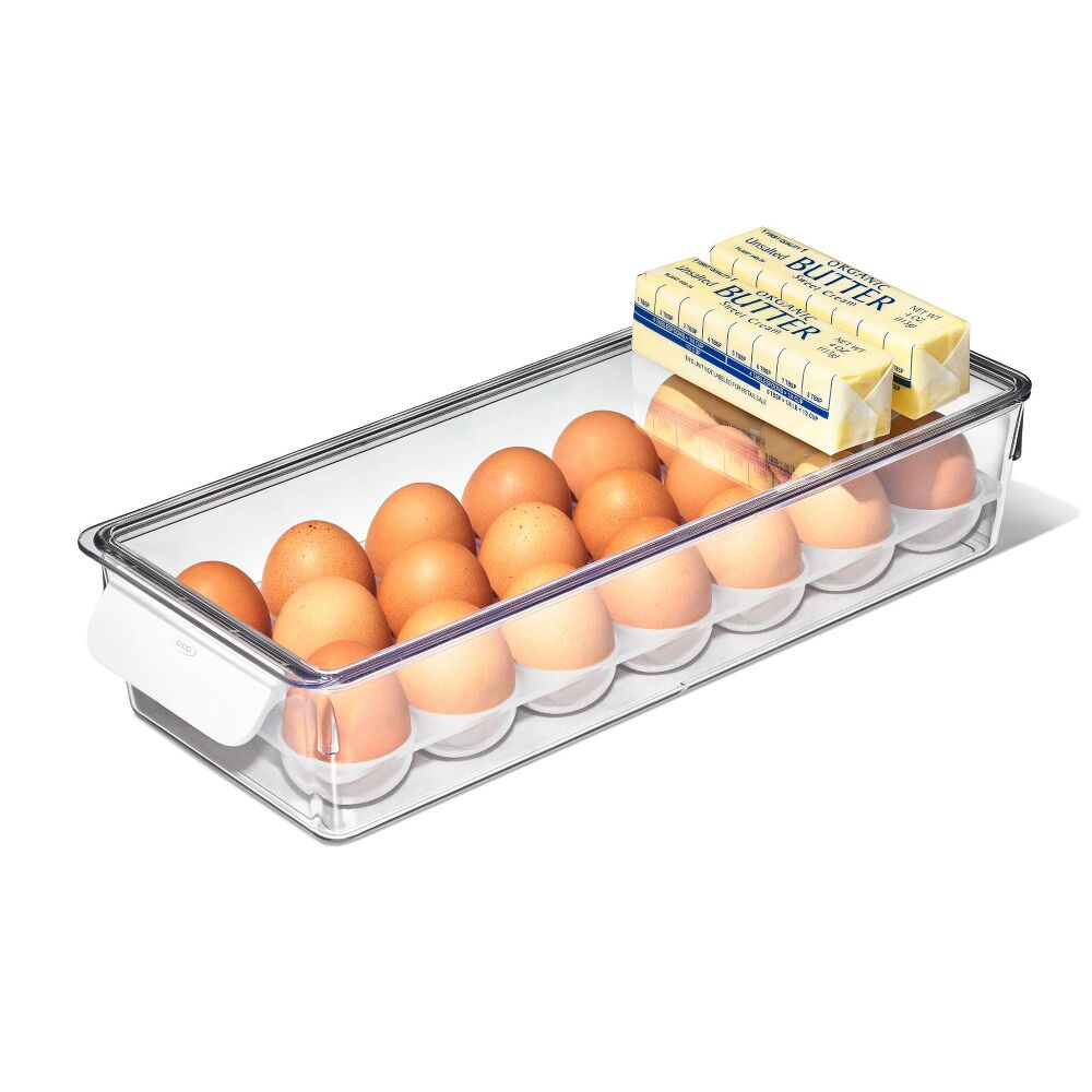 Refrigerator Egg Bin With Removable Tray B1