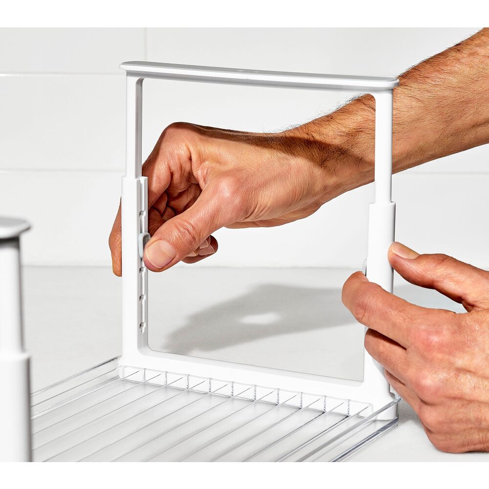 Adjustable Refrigerator Shelf Riser J7