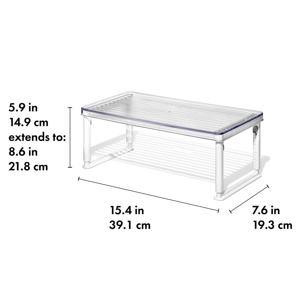 Adjustable Refrigerator Shelf Riser J7