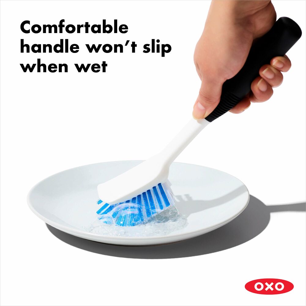 Dish Brush with Scraper X3