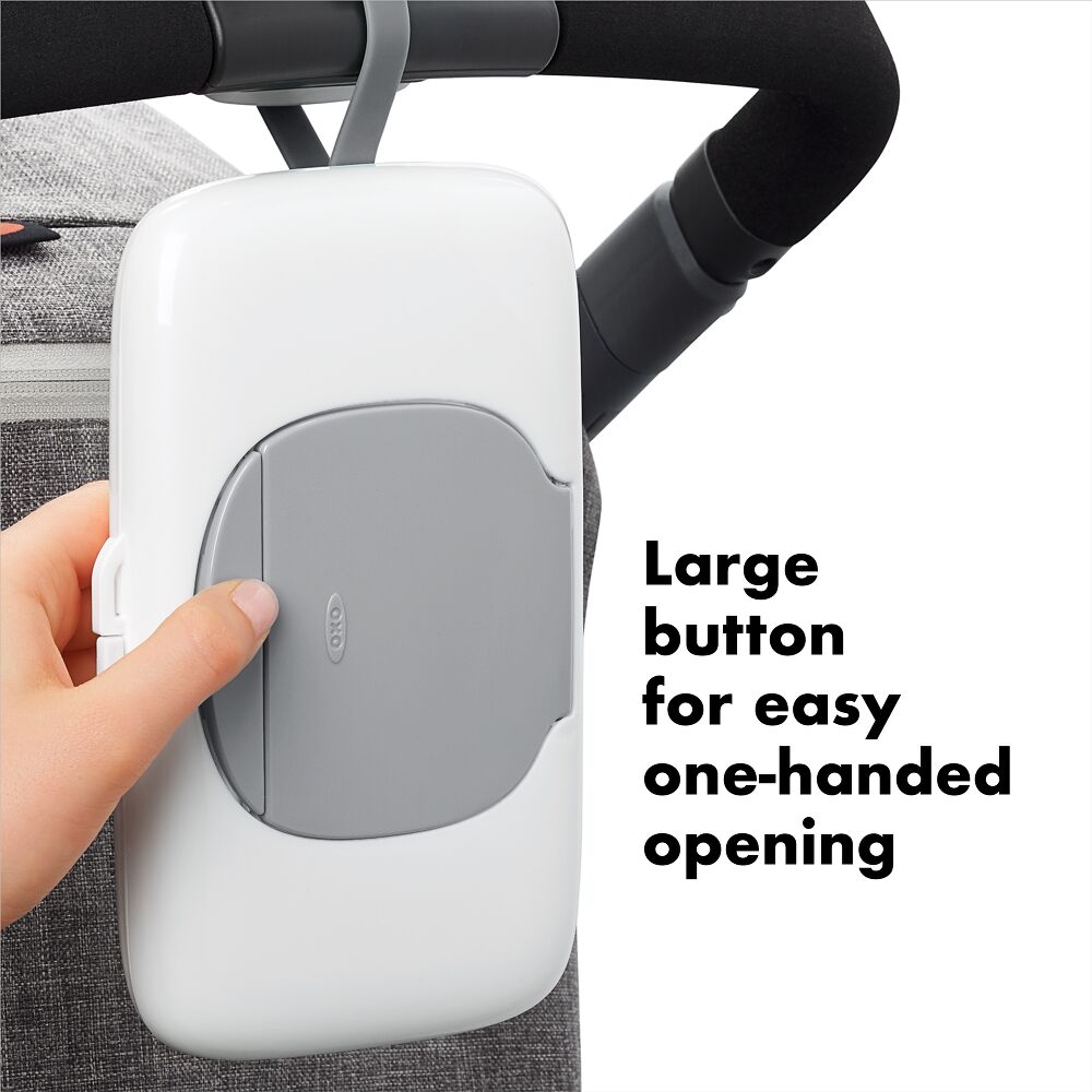 OXO TOT 2-Pack On-the-Go Wipes Dispenser, Gray I6