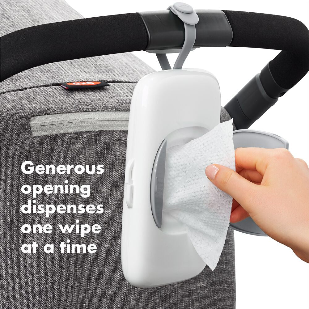 OXO TOT 2-Pack On-the-Go Wipes Dispenser, Gray I6