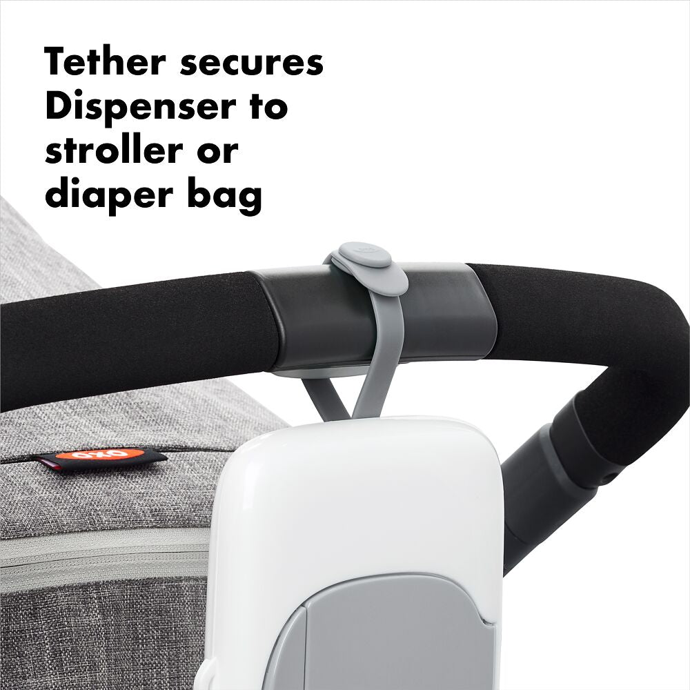 OXO TOT 2-Pack On-the-Go Wipes Dispenser, Gray I6