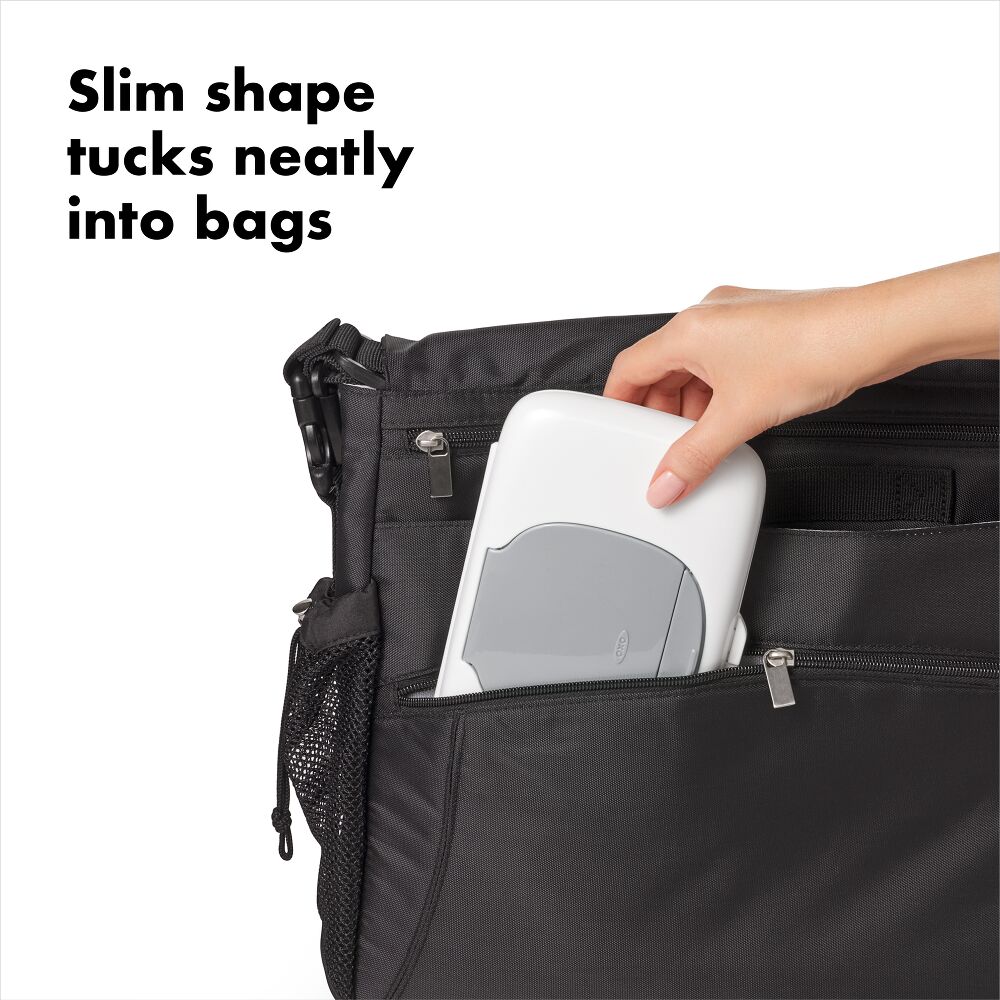 OXO TOT 2-Pack On-the-Go Wipes Dispenser, Gray I6