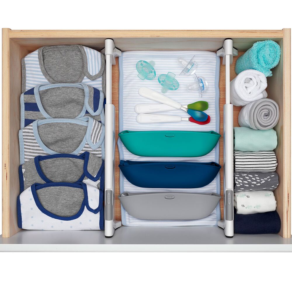 OXO TOT Expandable Dresser Drawer Divider - 4 Pack M5