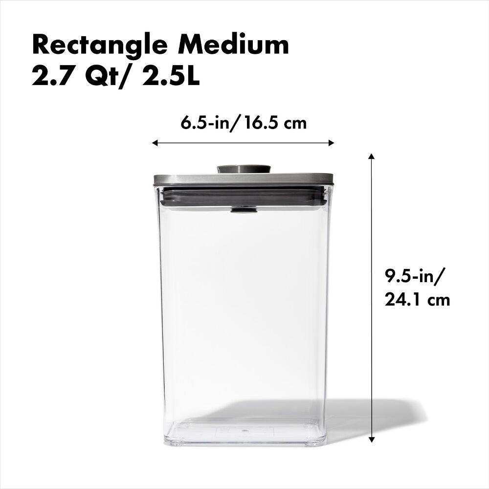 POP Container - Rectangle Medium (2.7 Qt/2.6 L) T2