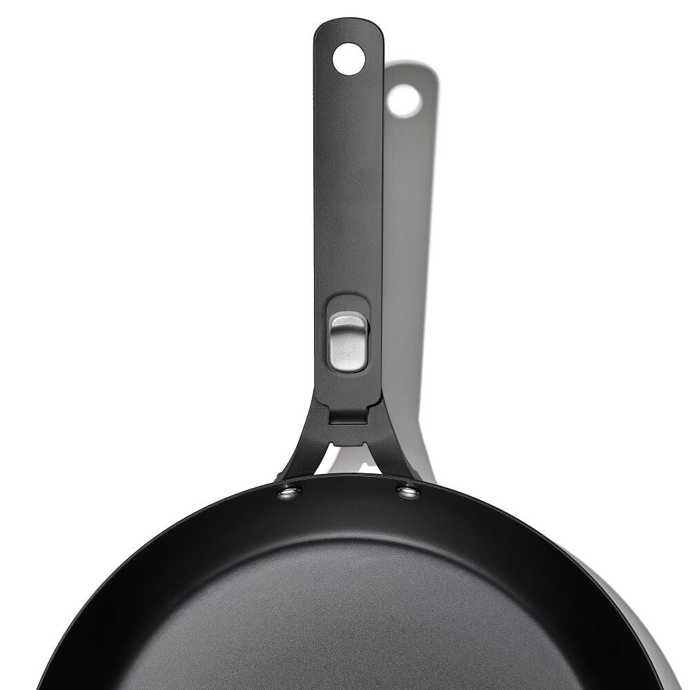 Outdoor 12-inch Carbon Steel Pan with Removable Handle N3
