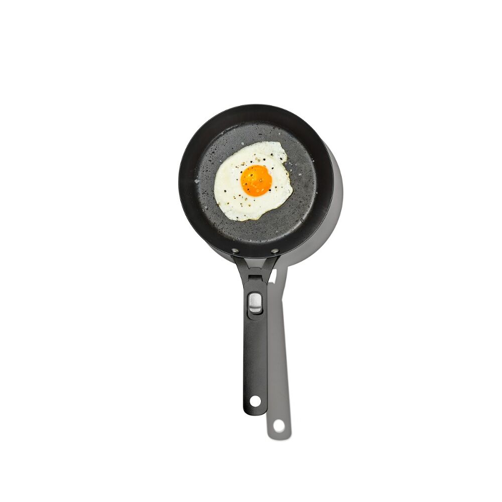 Carbon Steel With Removable Handle 10in Pan W4