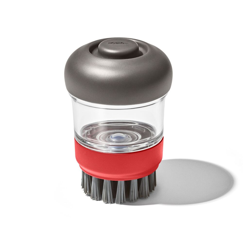 Outdoor Soap Dispensing Dish Brush with Storage Case C2