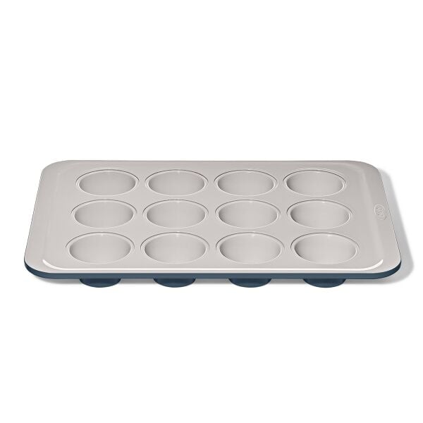 Non-Stick Pro Ceramic Coated Metal Bakeware 12 Cup Muffin Pan S5