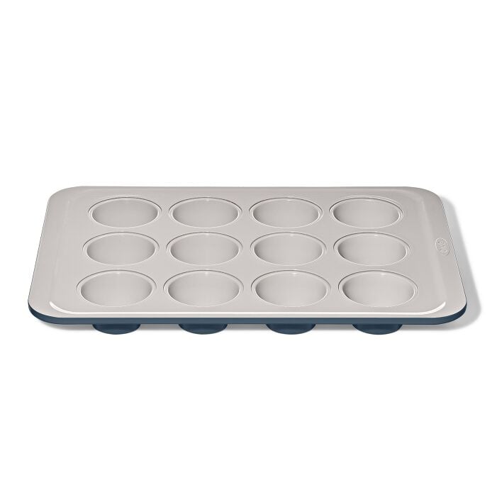 Non-Stick Pro Ceramic Coated Metal Bakeware 12 Cup Muffin Pan S5