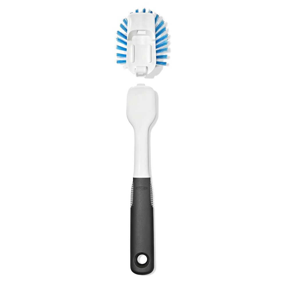 Nylon Bristle Dish Brush with Refills A2