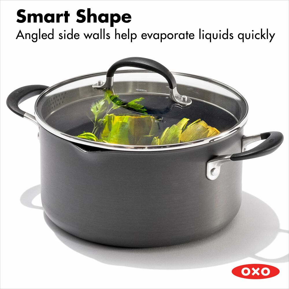 Non-Stick 6-Quart Stock Pot with Lid F2