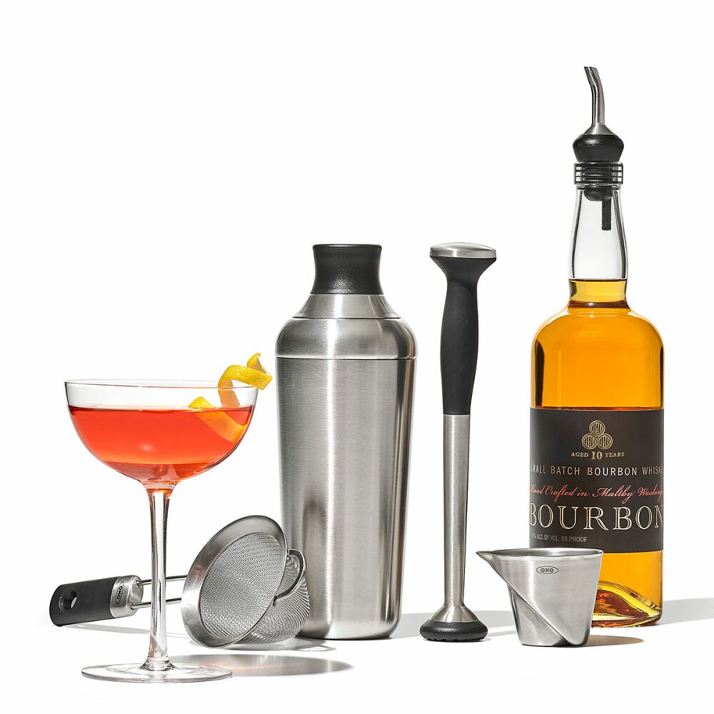 Steel 6-Piece Barware Set P0